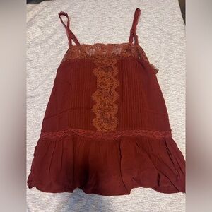 Lace american eagle tank top